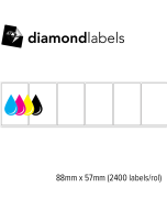 Diamondlabels 88x57mm mat papier
