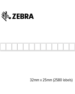 Zebra Z-Select 2000D 32x25mm voor desktop printer (2.580 labels/rol) 12 rollen
