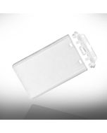 Bh 027   badgehouder bh 027 verticaal transparant permanent slui