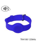 Polsband met gesp RFID TK4100 125kHz blauw (4UID) (23cm)