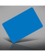 PVC 0,76 mm blauw glanzend met witte kern