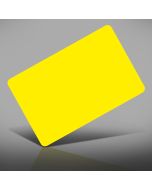 PVC 0,76 mm geel glanzend met witte kern