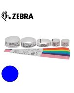 Zebra polsband Fun kleefsluiting (25x254mm) blauw voor HC100 (6x350 stuks)