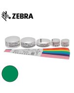 Zebra polsband Fun kleefsluiting (25x254mm) groen voor HC100 (6x350 stuks)