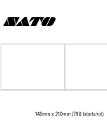 Sato Eco Thermal Standaard 148x210mm voor mid-range en high-end printers (790 labels/rol)