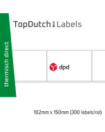 TopDutch Labels 102x150mm DPD verzendetiketten 1 rol á 300 labels