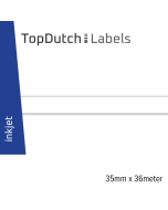 TopDutch Labels 35mm x 36meter mat papier