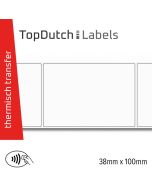 TopDutch Labels 38x100mm Glanzend Papier met ALN-9640 Squiggle