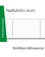 TopDutch Labels 102x150mm verzendetiketten