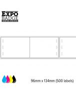 ExpoBadge 96x134mm extra sterk 1 box á 500 stuks