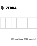 Zebra Z-Select 2000D 100x50mm voor desktop printer (1.300 labels/rol) 4 rollen
