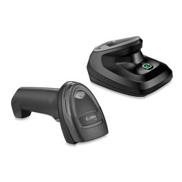 NETUM - Escáner de código de barras 2D QR industrial Bluetooth con base