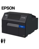 Epson Colorworks CW-C6500Ae industriële inkjet labelprinter USB/ethernet met automatische papiersnijder (C31CH77102) -  zij aanzicht