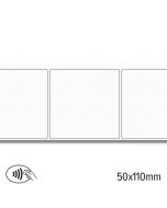NFC sticker Ntag 216 50x110mm wit kunststof permanent klevend