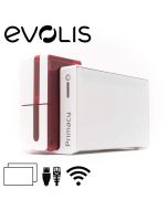 Evolis Primacy WiFi cardprinter dubbelzijdig rood USB/ethernet