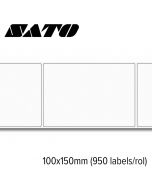 Sato Eco Thermal Standaard 100x150mm voor mid-range en high-end printers (950 labels/rol) 4 rollen