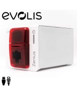 Evolis Zenius Expert cardprinter enkelzijdig rood USB/ethernet