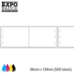 ExpoBadge 96x134mm ticket 1 box á 500 stuks