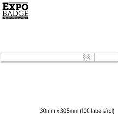 ExpoBadge 30x279mm polsband papier 1 rol á 100 stuks