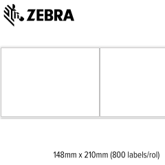 Zebra Z-Perform 1000T 148x210mm voor mid-range en high-end printers (800 labels/rol) 4 rollen