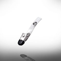 Bc 011   badgeclip bc 011 krokodillenbek met rubberen beschermin