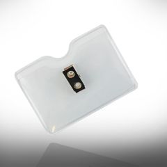 Bh 025   badgehouder bh 025 vinyl horizontaal met krokodillenbek