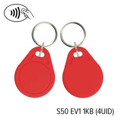 Keyfob NXP S50 MIFARE Classic® 1KB (4UID) rood