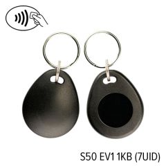 Keyfob NXP MIFARE Classic® 1KB (7UID) bol zwart