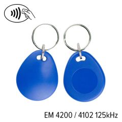 Keyfob EM4200/4102 125kHz bol blauw