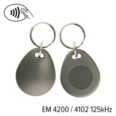 Keyfob EM4200/4102 125kHz bol grijs