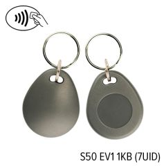 Keyfob NXP MIFARE Classic® 1KB (7UID) bol grijs