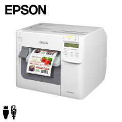 Epson ColorWorks TM-C3500 labelprinter USB/ethernet (C31CD54012CD) met voorbeeld kleurenetiket