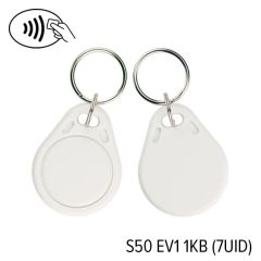 Kf 01 005 m1kb7   keyfob kf 01 nxp mifare classic 1kb  7uid  wit