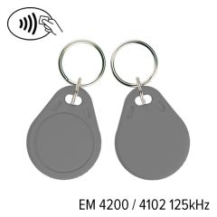 Kf 01 010 em 4200   keyfob kf 01 em 4200&4102 125 khz grijs