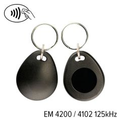 Kf 03 002 em 4200   keyfob kf 03 em 4200 4102 125 khz zwart