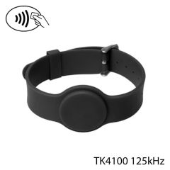 Polsband met gesp RFID TK4100 125kHz zwart (4UID) (23cm)