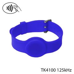 Polsband met gesp RFID TK4100 125kHz blauw (4UID) (23cm)