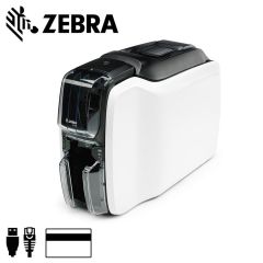 Zebra ZC100 cardprinter enkelzijdig magneetstrip encoder USB/ethernet