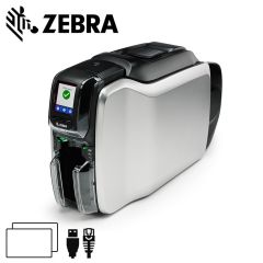 Zebra ZC300 cardprinter dubbelzijdig USB/ethernet