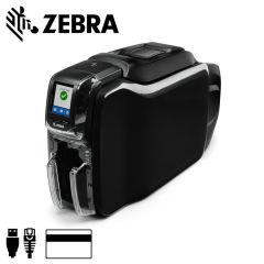 Zebra ZC350 cardprinter enkelzijdig magneetstrip encoder USB/ethernet
