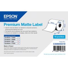 Epson 102mmx35meter Premium Matte Endless labels voor C3500