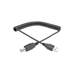 Zebra USB A spiraalkabel voor DS scanners, 2,8 meter