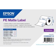 Epson 102x51 mm PE Matte Die-Cut labels voor C7500 en C7500G (2.310 labels)