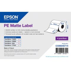 E c33s045714   epson 102x152 mm pe matte die cut labels voor c75