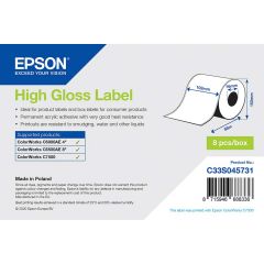 Epson 102mmx57meter High Gloss Endless label voor CW-6000/6500