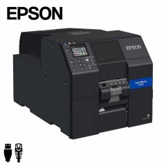 Epson Colorworks CW-C6000Pe industriële inkjet labelprinter USB/ethernet met peeler (C31CH76202) - zij aanzicht