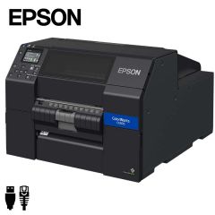 Epson Colorworks CW-C6500Pe industriële inkjet labelprinter USB/ethernet met peeler (C31CH77202) - zij aanzicht