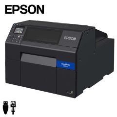 Epson Colorworks CW-C6500Ae industriële inkjet labelprinter USB/ethernet met automatische papiersnijder (C31CH77102) -  zij aanzicht