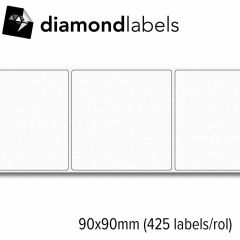 S2b 25350110   diamondlabels 90x90mm mat papier inkjet die cut l