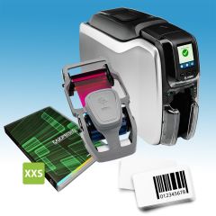 Dubbelzijdig starterspakket voor klantenkaarten met barcode